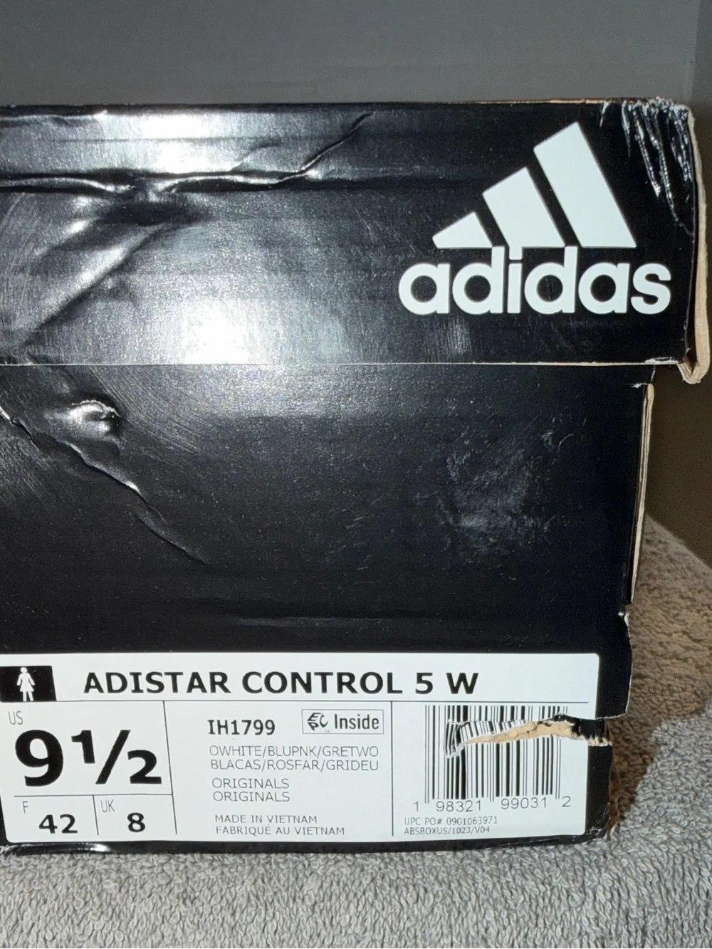 Breathable Open Mesh Size 9.5 NWT Adidas Adistar Control 5 W Sneakers